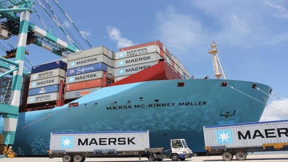 Maersk and Dutch multinationals in biofuels pilot on ultra-large containership