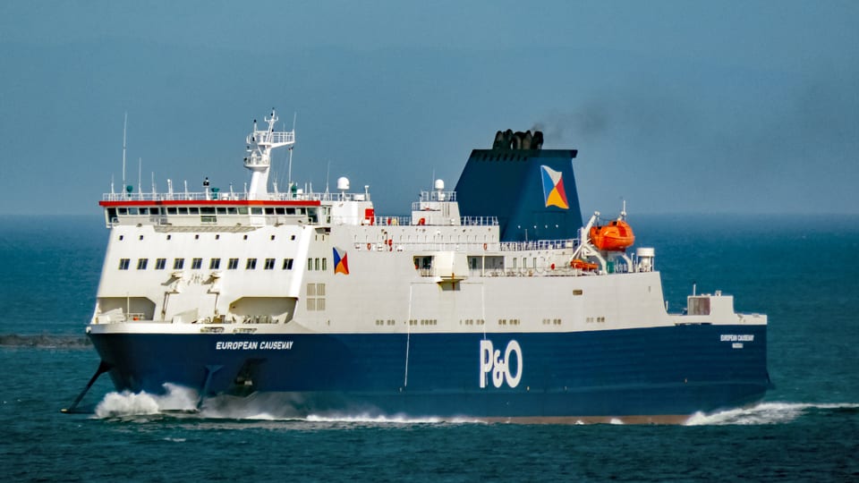 Ferry EUROPEAN CAUSEWAY fire