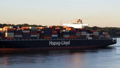 Hapag-Lloyd Yantian Express Likely to Leave Freeport by Mid-May