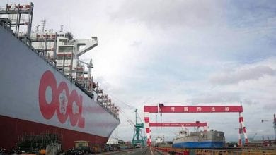 CSBC completes scrubber retrofit on OOCL boxship