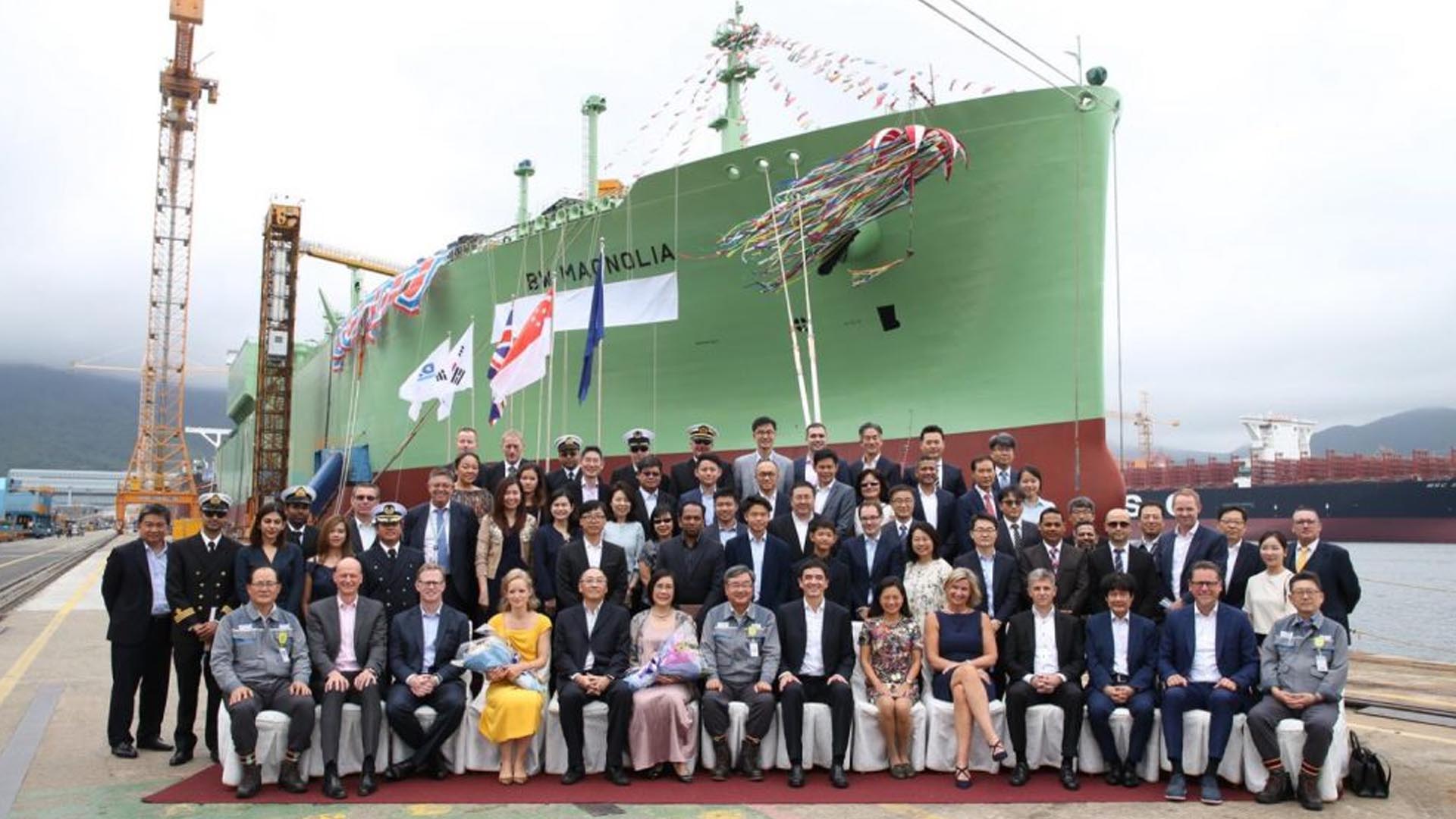 BW LNG Holds Naming Ceremony for LNG Carrier Duo in Korea