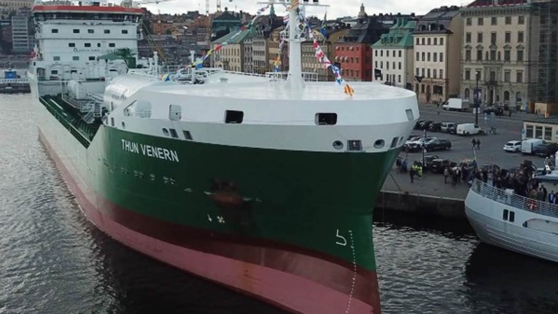 Thun Tankers Christens LNG-Fueled Ship in Stockholm
