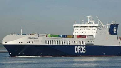 DFDS Takes Delivery of Third Chinese-Built RoRo