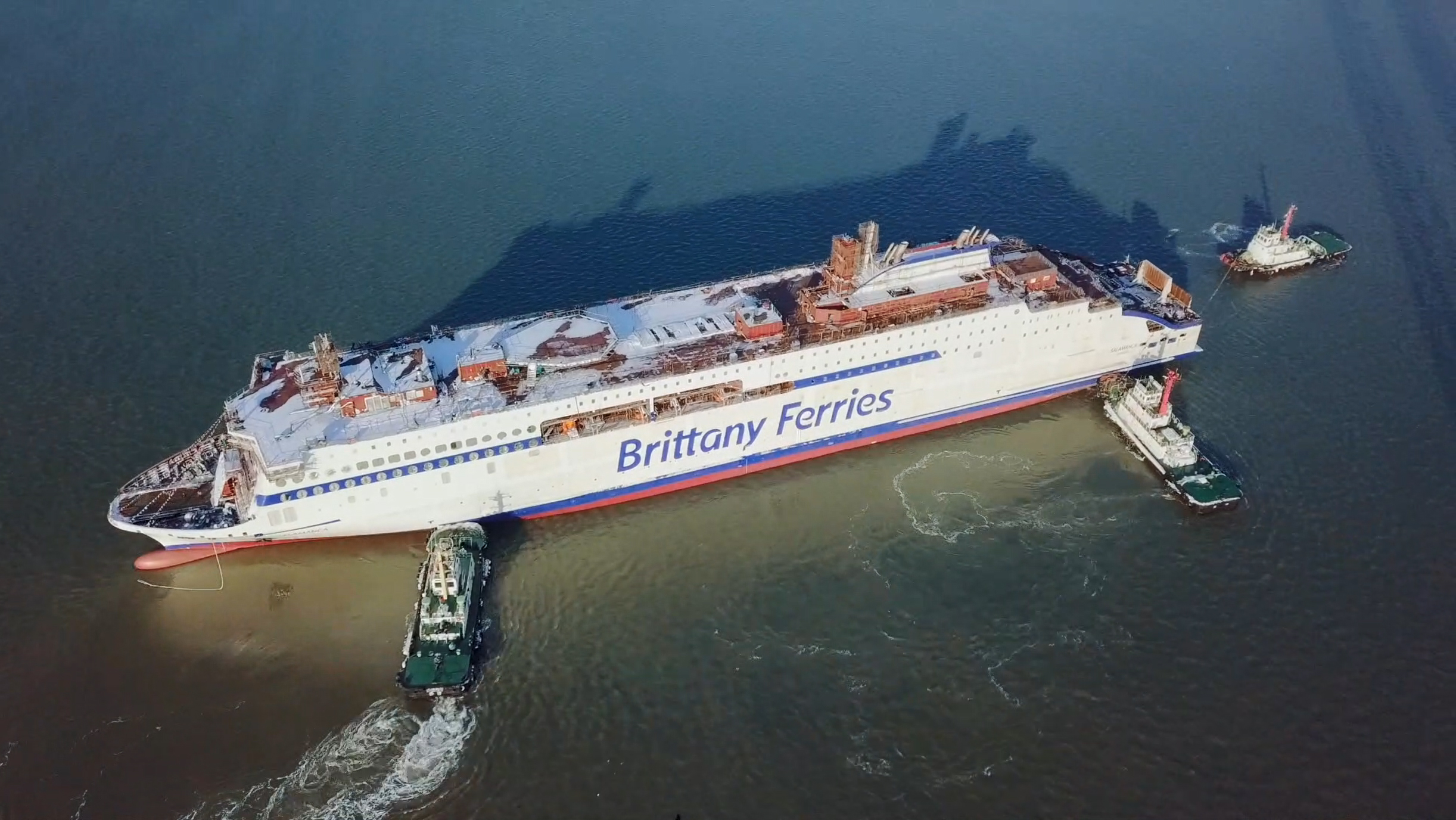 Brittany Ferries’ 2nd LNGpowered EFlexer launched in China AL